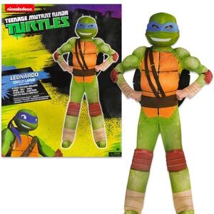 Teenage Mutant Ninja Turtles TMNT Halloween Costume Leonardo Small 4-6